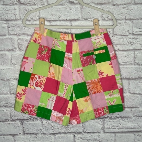 Lilly Pulitzer Colorful Patchwork Shorts - Picture 6 of 13